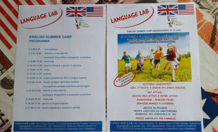 language lab summer camp